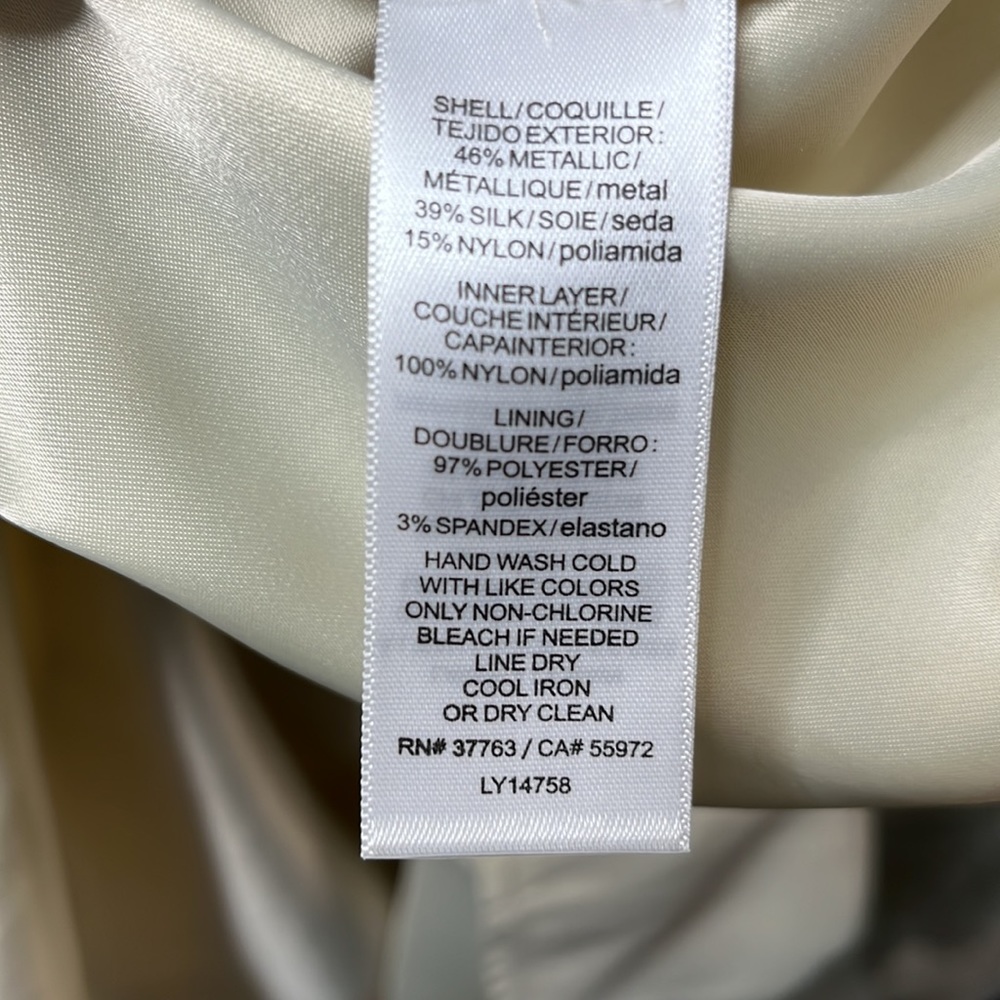 Platinum by Shelli Segal Formal Gown. Preowned - Picture 10 of 10